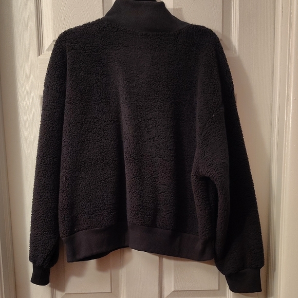 Sonoma Black Sherpa Quarter-Zip Pullover - Picture 5 of 5